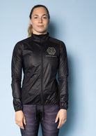 Wind Jacket  by Power Woman in the hand-printed Gold Tiger Collection is a light-weight jacket that can easily be folded into your bag or pocket. Snug fit with 4-way stretch material perfect for running, skiing or biking.