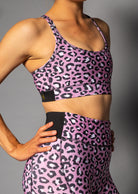 Sport Top in Light Pink in Leo Collection by Power Woman.